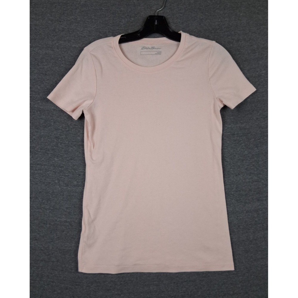 Eddie Bauer Womens Shirt L Pink Cotton Layer Gorp Cabincore Indie Minimalist